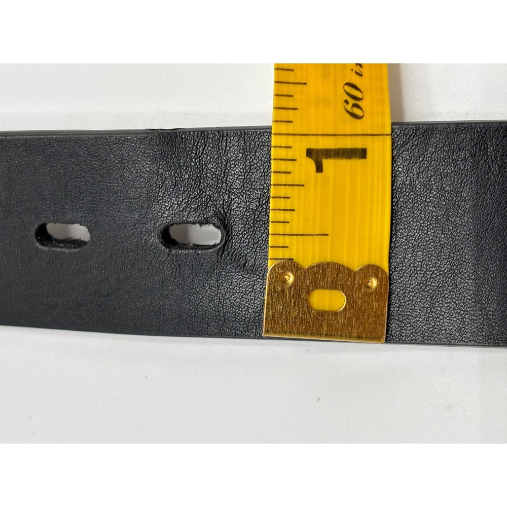 Levi's Men's Brown & Black Reversible Belt Brushed Metal Buckle 1.25" x 31" - Picture 10 of 11